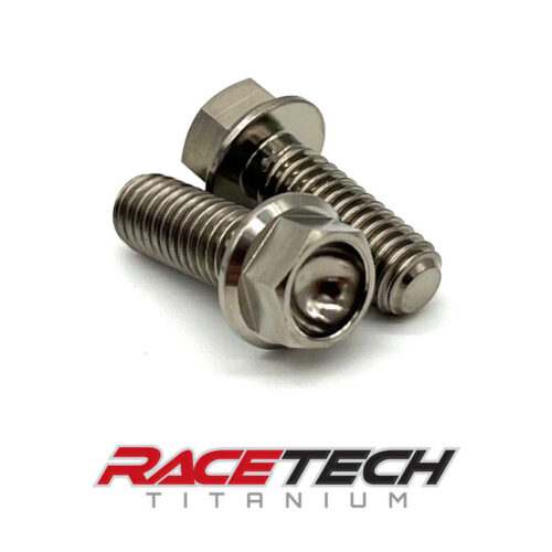 Titanium M6x1.0x16 Hex Flange Bolt RT61014-0 (2)