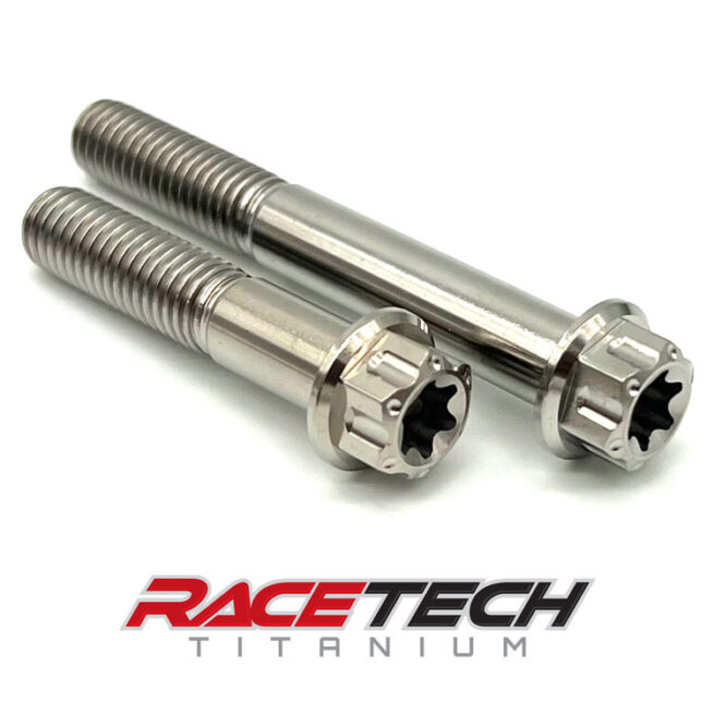 Titanium M8x1.25x40 M8x1.25x60 Hex Flange Bolt RT61423-0 (1) RT61427-0 (1)
