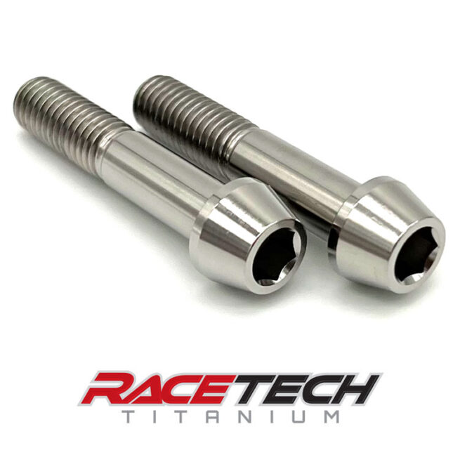 Titanium M8x1.25x40 Tapered Socket Head Cap Screw Bolt SHCS RT60750-0 (2)