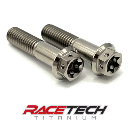 Titanium M8x35 Hex Torx Race Spec Bolts Front Caliper RT31212-0 (1)
