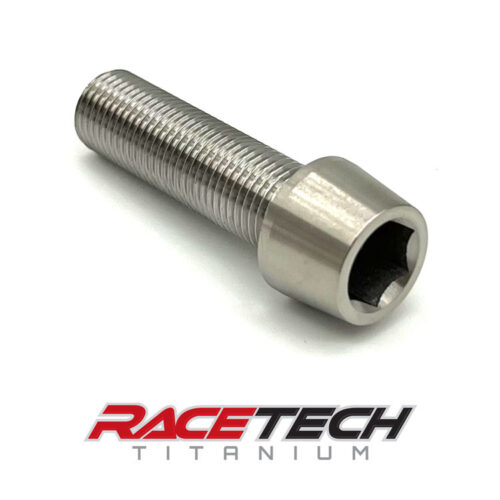 Titanium M12x1.25x40 Tapered Socket Head Cap Screw Bolt SHCS RT42022-0 (1)