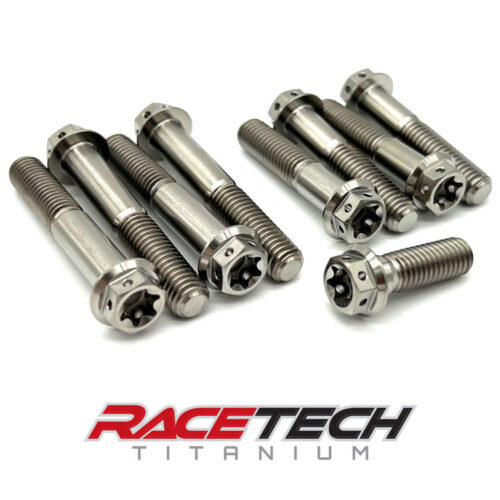Titanium M8x25 M8x40 M8x50 Hex Torx Race Spec Triple Clamp Bolts RT31208-0 (1) RT31214-0 (4) RT31218-0 (4)