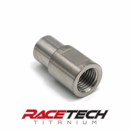 Titanium 7/16-20 RH Threaded Tube Adapter for 5/8" x .050 Tube