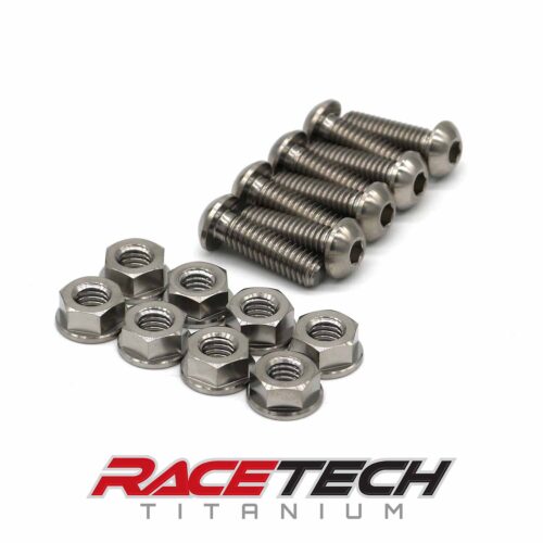 Titanium HBS Front Wheel Stud/Nut Kit (Hyper)