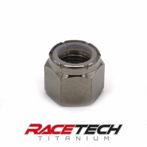 Titanium M10x1.0 Hex Nyloc Nut