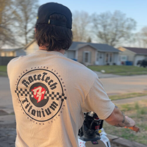 RaceTech Titanium Premium Graphic T-Shirt (Cream)