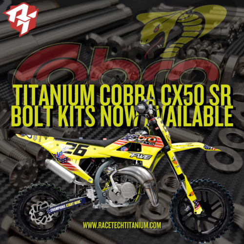 Titanium Bolt Kit Cobra (CX50 SR/FWE 2021-2026)
