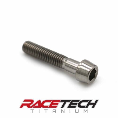 Titanium 10-32 x 1" Tapered Socket Head Cap Screw (SHCS)