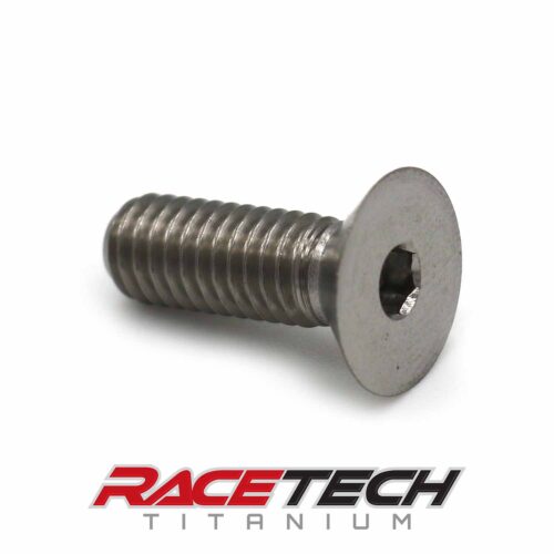 Titanium M6x17 Flat Head Cap Screw
