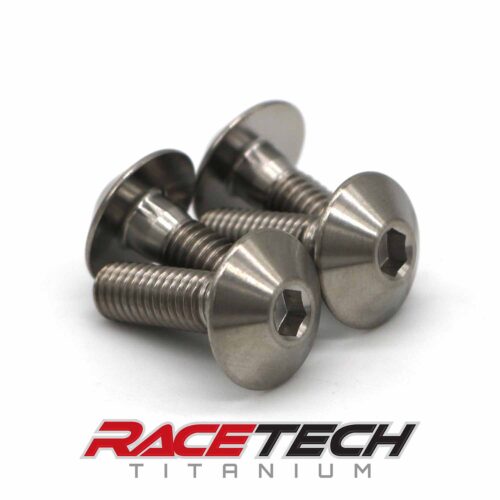 Kawasaki Ninja H2 Titanium Oil Cooler Mount Bolts (2018-2026)