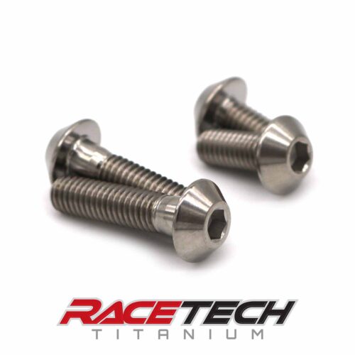 Kawasaki Ninja H2 Titanium Rear Fender Hugger Mount Bolts (2018-2026)