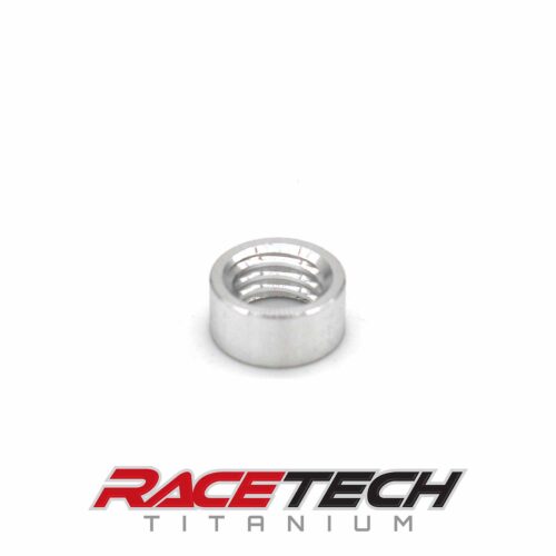 M8x1.25 Aluminum Threaded Collar (10.5mm OD x 5mm L)