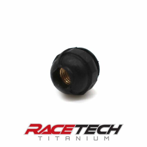 M4x0.5 Rubber Well Nut with Brass Insert (Ball)