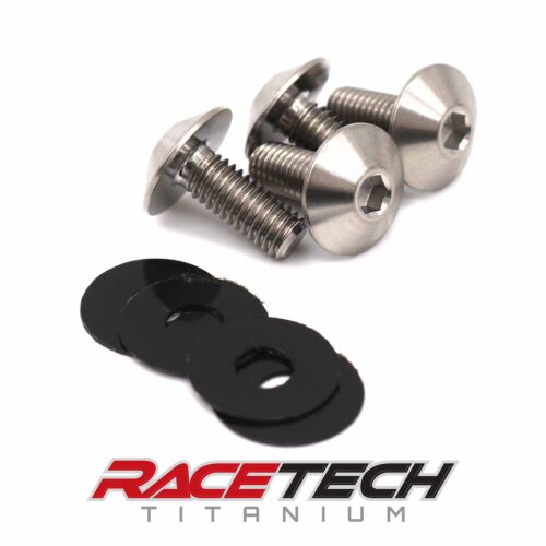 Kawasaki ZX-10R Titanium Front Fender Bolts - Reflector Delete (2016-2026)