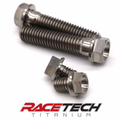 Titanium Exhaust Clamps & Heat Shield Bolts (2023-2027 Yamaha 250-450) RT61042-0 RT61035-0