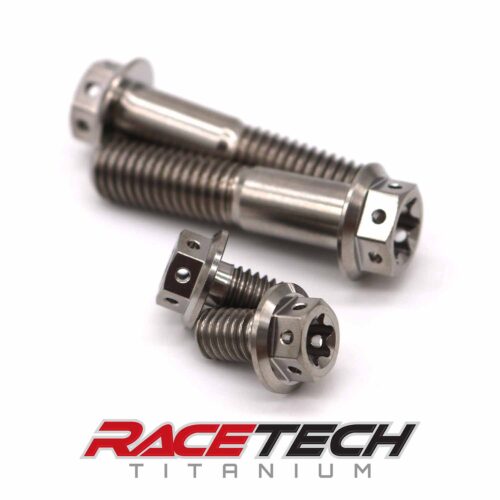 Titanium Exhaust Clamps & Heat Shield Bolts (2023-2027 Yamaha 250-450) (Race Spec)