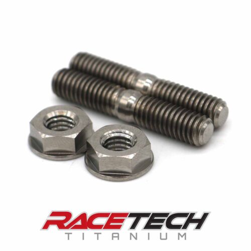 Titanium Exhaust Studs & Nuts (2001-2027 Yamaha 250-450) RT62062-0