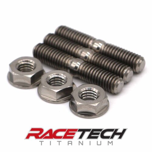 Titanium Exhaust Studs & Nuts (2001-2027 Yamaha 250-450)