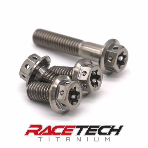 Titanium Rear Caliper & Rotor Guard Bolts (2010-2027 Yamaha 125-450) (Race Spec)