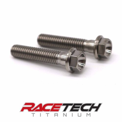 Titanium Chain Guide Bolts (Cobra CX65 2021-27) (Hex Head) RT61020-0 2 qty