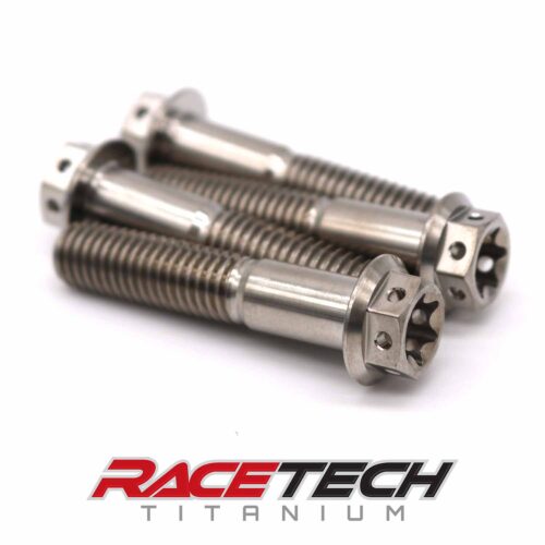 Titanium M8x40 Hex Flange Race Spec, Dual Drive Bolt, RT31214-0 (4)