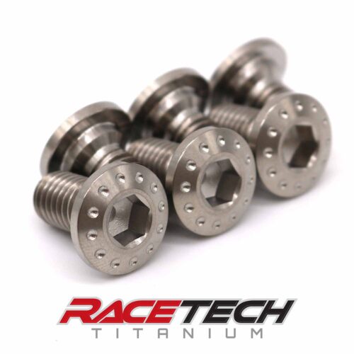 Titanium Front Brake Rotor Bolts (2023-2026 Kawasaki KLX140) RT60696-1