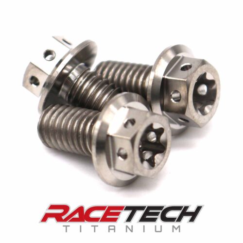 Titanium Heat Shield Bolts (2013-2018 Honda CRF110) (Race Spec)