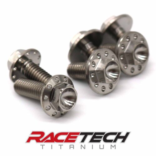Titanium Rear Fender/Shroud Bolts (1985-2027 Yamaha PW50)